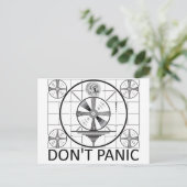 Geen paniek (Indiase hoofdtest) Briefkaart (Staand voorkant)