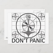 Geen paniek (Indiase hoofdtest) Briefkaart (Voorkant / Achterkant)