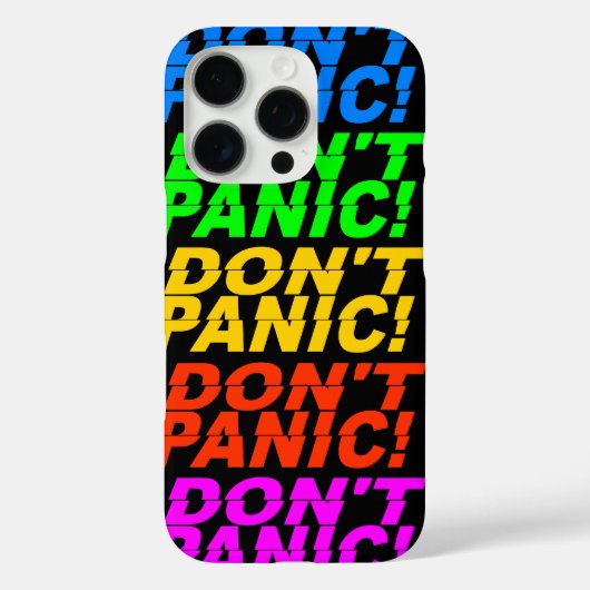 Geen paniek! iPhone 4 Case-Mate Case-Mate iPhone Case (Achterkant)