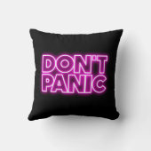Geen paniek kussen (Achterkant)