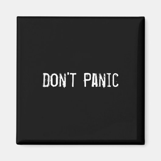 Geen paniek magneet (Voorkant)