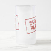 Geen paniek matglas bierpul (Center)