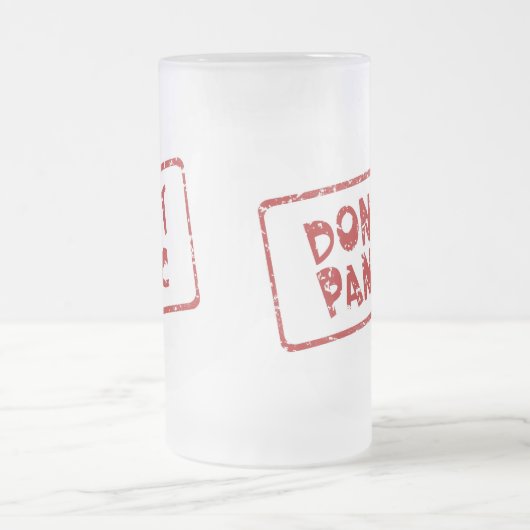 Geen paniek matglas bierpul (Center)