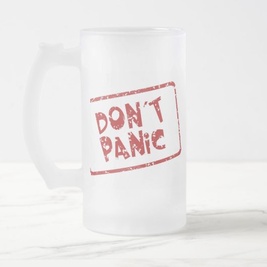 Geen paniek matglas bierpul (Links)