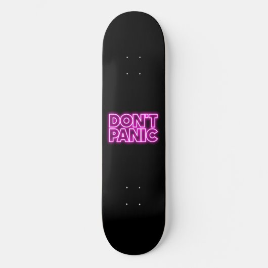 Geen paniek persoonlijk skateboard (Voorkant)