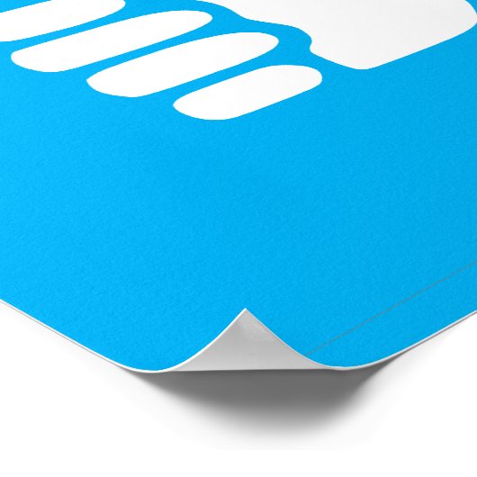 geen paniek poster (Hoek)