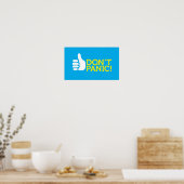 geen paniek poster (Keuken)