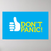 geen paniek poster (Voorkant)