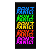 Geen paniek! rackkaart reclamekaart (Voorkant)