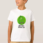 Geen paniek Romaine Calm Grappige Veggie Pun T-shirt (Voorkant)