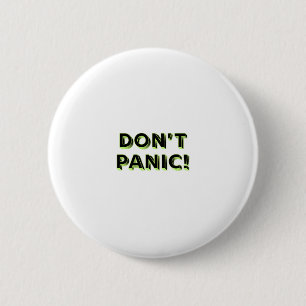 Geen Paniek Ronde Button 5,7 Cm