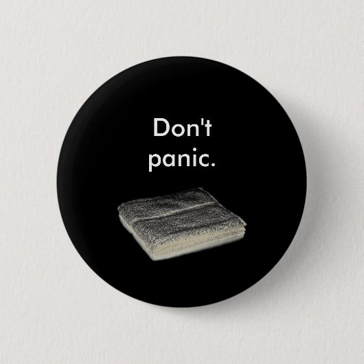 Geen paniek ronde button 5,7 cm (Voorkant)