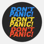 Geen paniek, stickers (Voorkant)