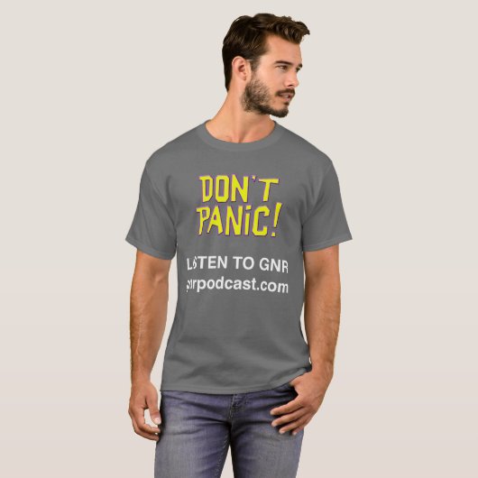 Geen paniek T-Shirt (Voorkant volledig)
