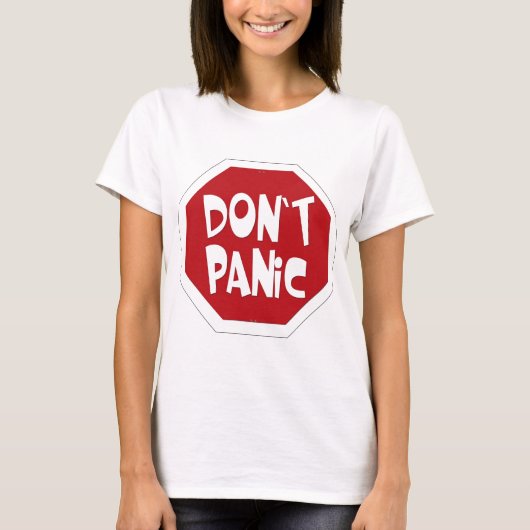 Geen paniek t-shirt (Voorkant)