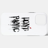 Geen paniek.w Case-Mate iPhone case (Achterkant (horizontaal))