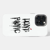 Geen paniek.w iPhone hoesje (Achterkant horizontaal)