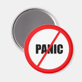 Geen paniekmagneet magneet (Voorkant / Achterkant)