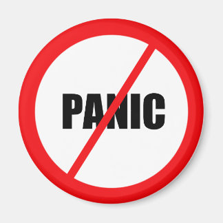 Geen paniekmagneet magneet