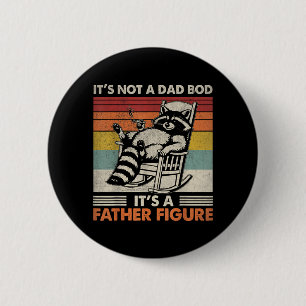 Geen papa BOD Een vaderfiguur voor mannen Vaderdag Ronde Button 5,7 Cm