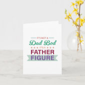 Geen papa-lichaam, het is een vaderfiguur Typograf Kaart (Gele Bloem)