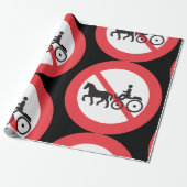 Geen papier voor het rapen van paardrijtuigen en s (Uitgerold)