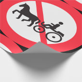 Geen papier voor het rapen van paardrijtuigen en s