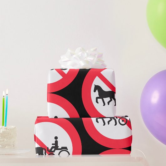 Geen papier voor het rapen van paardrijtuigen en s