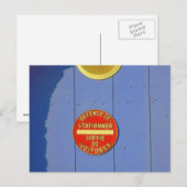 Geen Parkeerbare Franse bordblauwe deur Briefkaart (Voorkant / Achterkant)