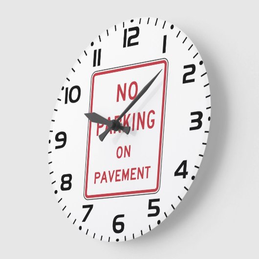 Geen parkeergelegenheid op het waarschuwingsbord v grote klok (Hoek)