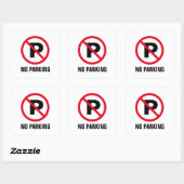 Geen parkeerverbod voor stickers voor parkeren (Vel)