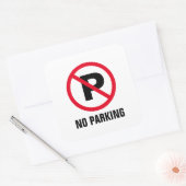 Geen parkeerverbod voor stickers voor parkeren (Envelop)