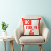 Geen parkeren om het even welke tijdslang kussen (Stoel)