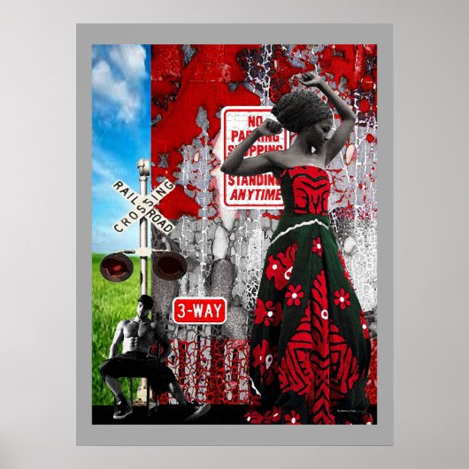 Geen parkeren op de dansvloer poster (Voorkant)