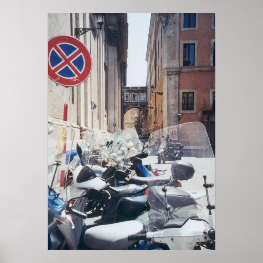 Geen parkeren poster (Voorkant)