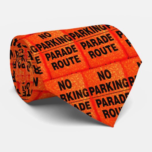 Geen parkeren stropdas (Opgerold)