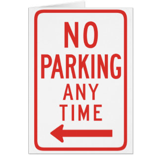Geen Parking (links)