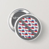 Geen partij Button (Voorkant /achterkant)