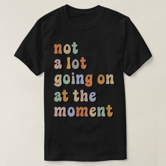 Geen partij die op dit moment op de retro- veer aa t-shirt (Design voorkant)