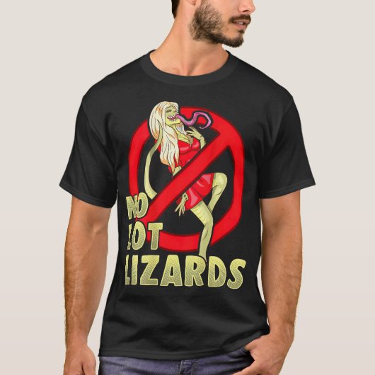 Geen partij lizards Mannen vrachtwagenchauffeur Pa T-shirt (Voorkant)