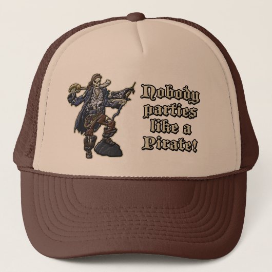 Geen partij... trucker pet (Voorkant)