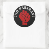 GEEN PASARAN RONDE STICKER (Tas)