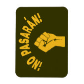 Geen Pasaran - zij gaan niet over Magneet (Verticaal)