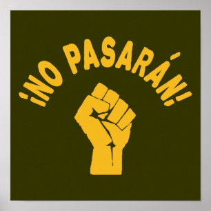 Geen Pasaran - zij gaan niet over Poster