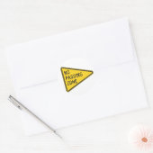 Geen passerende zone Stickers (Envelop)