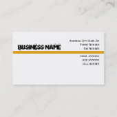 Geen passerende zone visitekaartje (Achterkant)