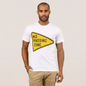 Geen Passing Zone Mannen T-shirt (Voorkant volledig)
