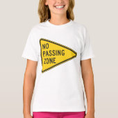 Geen Passing Zone Meisjes T-shirt (Voorkant)