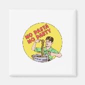 Geen pasta Geen partij Magneet (Voorkant)