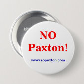 Geen Paxton Ronde Button 7,6 Cm (Voorkant /achterkant)
